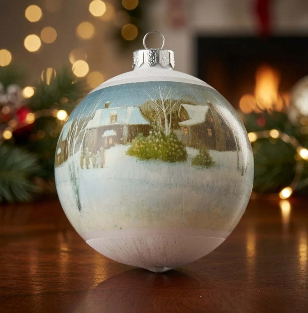 Rare 1983 Hallmark Christmas New Home Ornament Vintage Yearly Collection VG